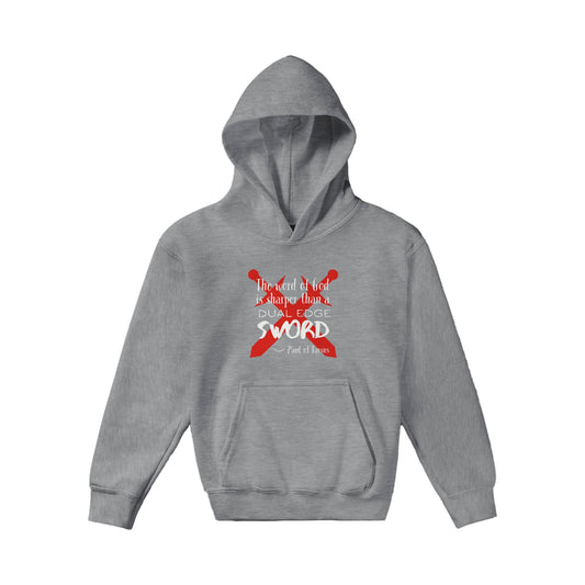 Dual Edge Sword - Classic Kids Pullover Hoodie