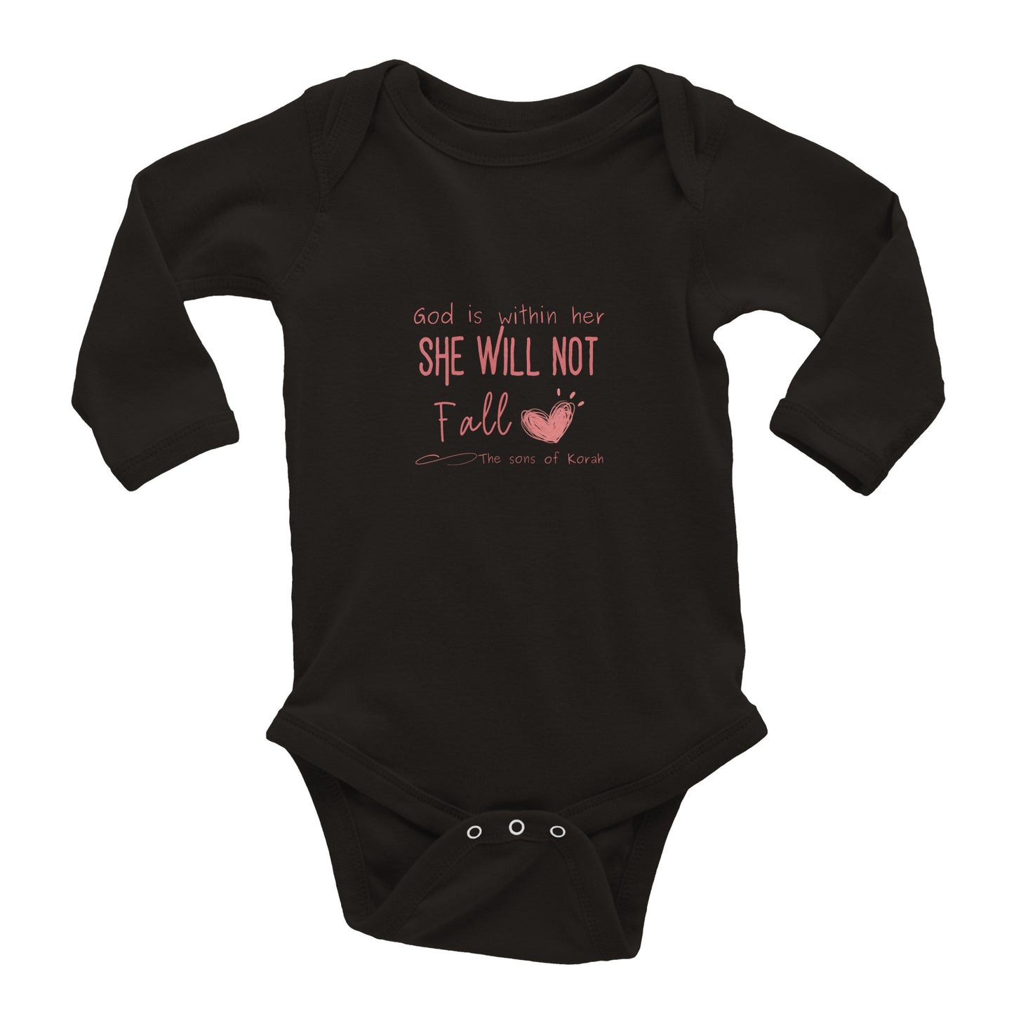 God is Within Her - Classic Baby Long Sleeve Bodysuit