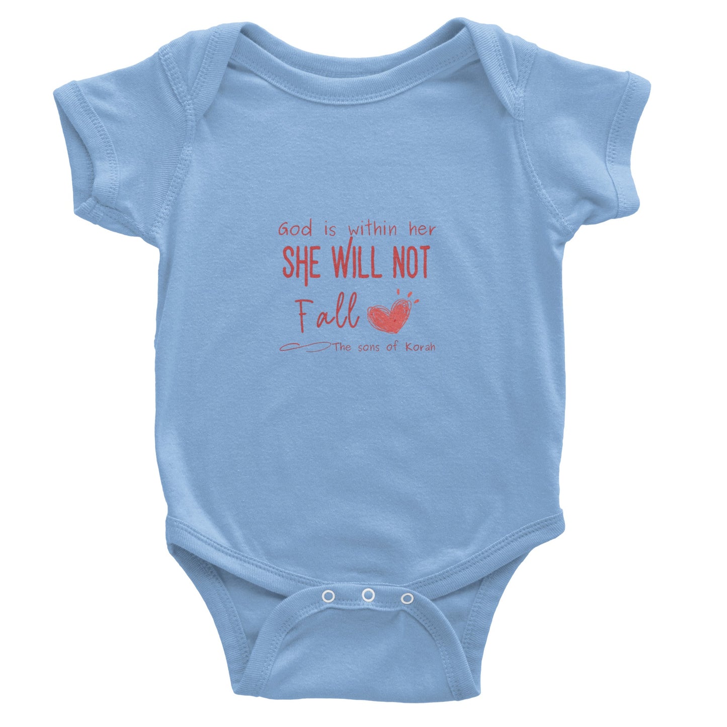God is Within Her - Classic Baby Short Sleeve Bodysuit