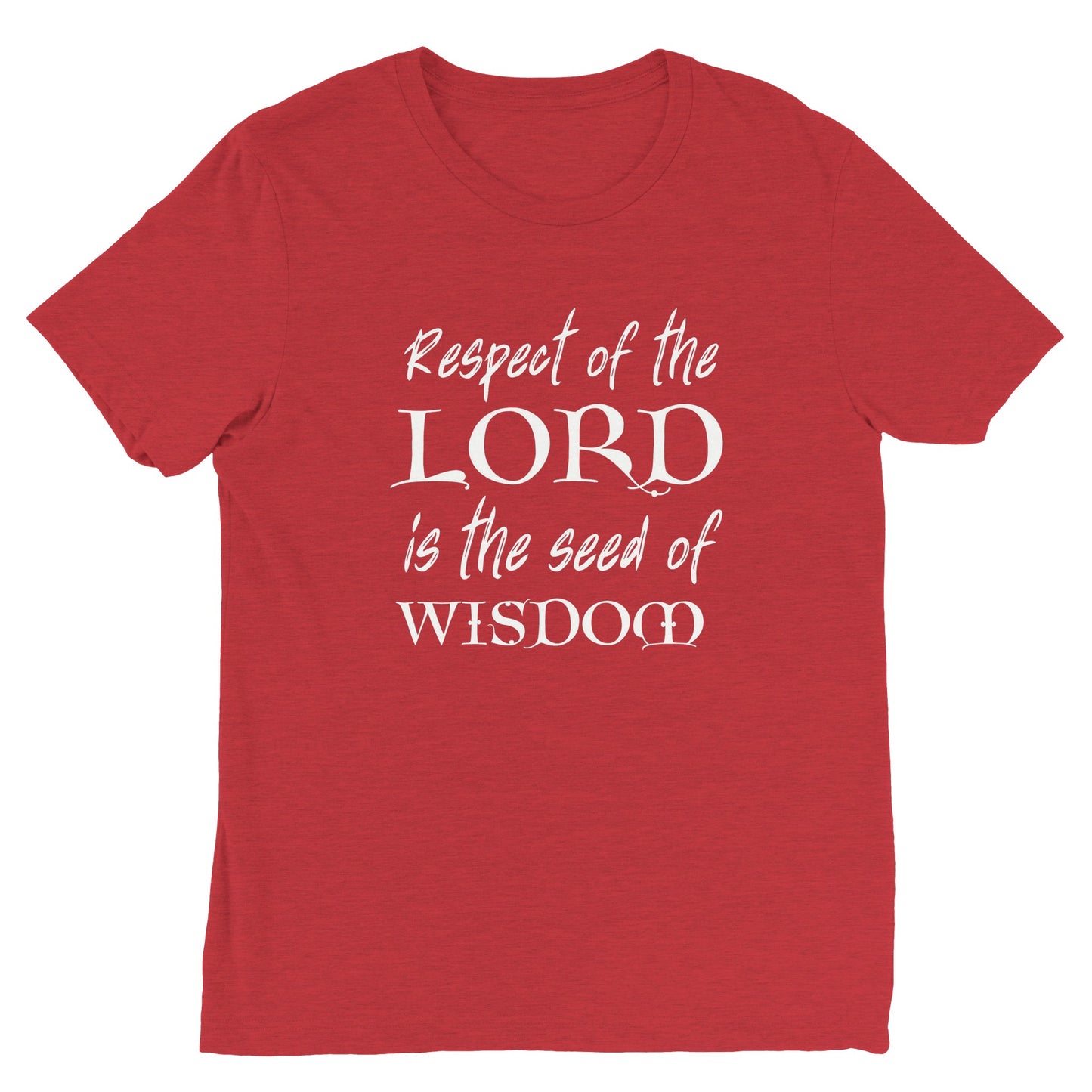Respect of the Lord - Triblend Unisex Crewneck T-shirt