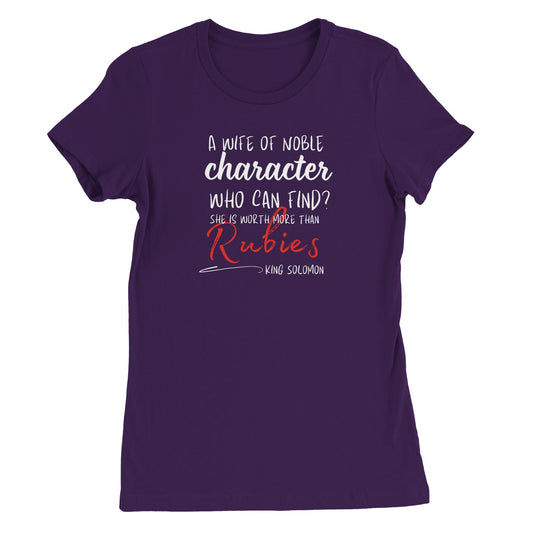 Rubies - Premium Womens Crewneck T-shirt