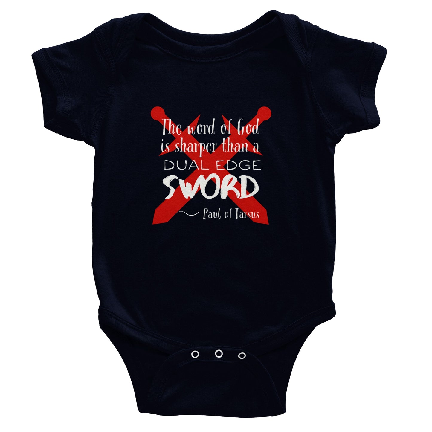 Dual Edge Sword - Classic Baby Short Sleeve Bodysuit