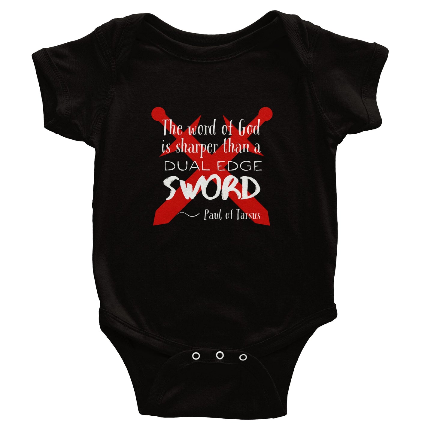 Dual Edge Sword - Classic Baby Short Sleeve Bodysuit