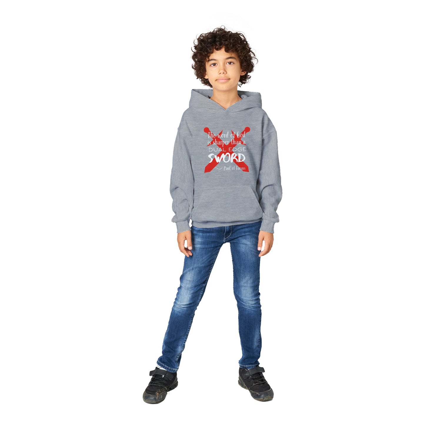 Dual Edge Sword - Classic Kids Pullover Hoodie