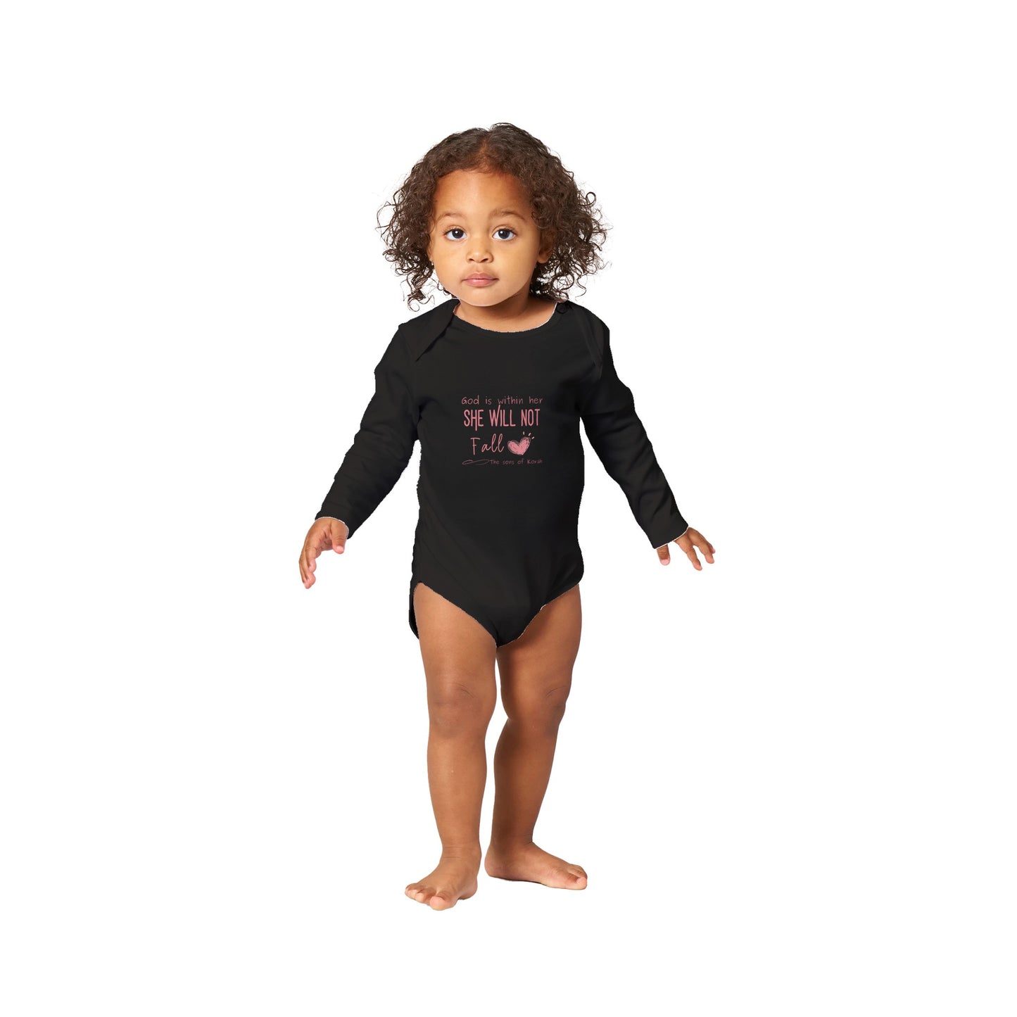 God is Within Her - Classic Baby Long Sleeve Bodysuit