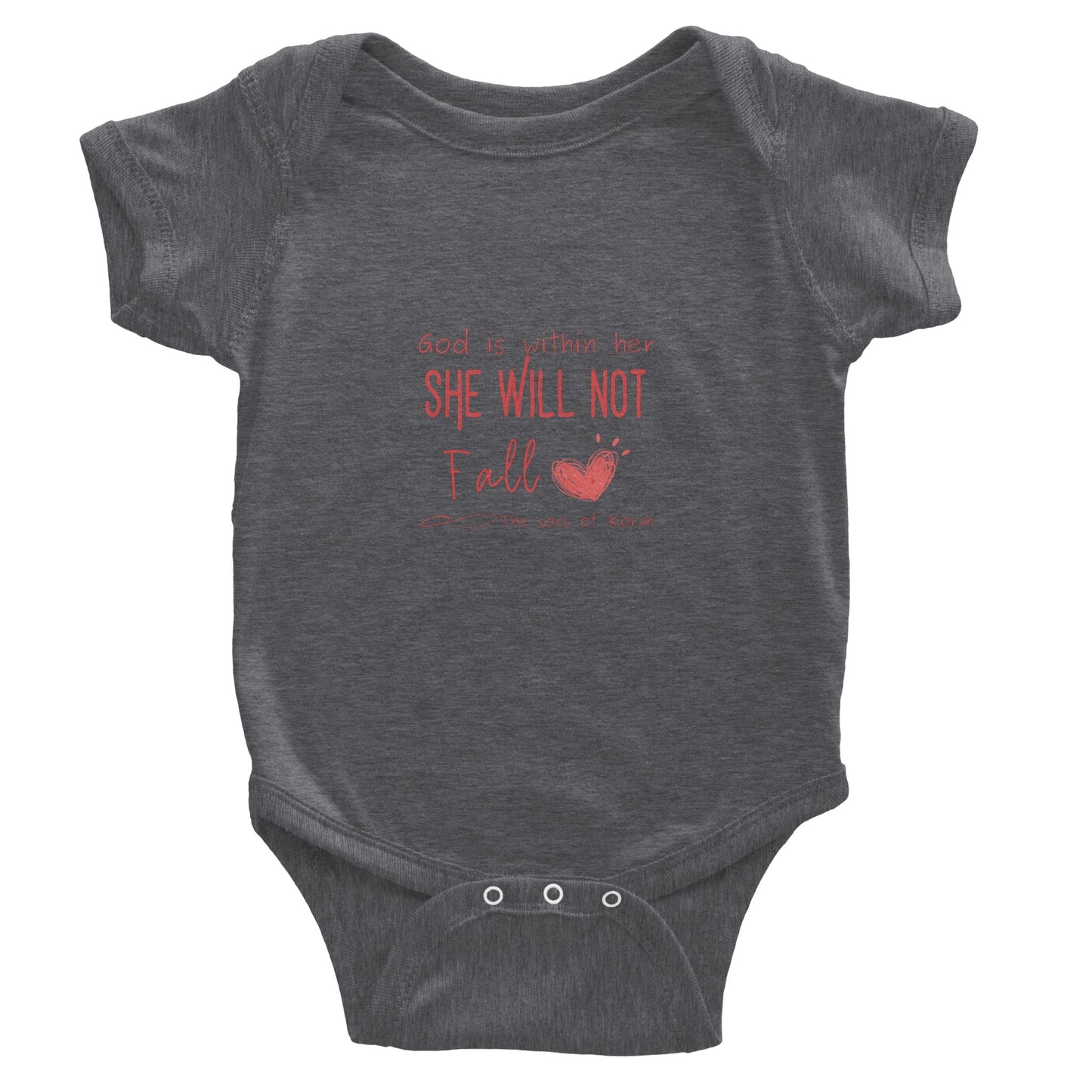 God is Within Her - Classic Baby Short Sleeve Bodysuit
