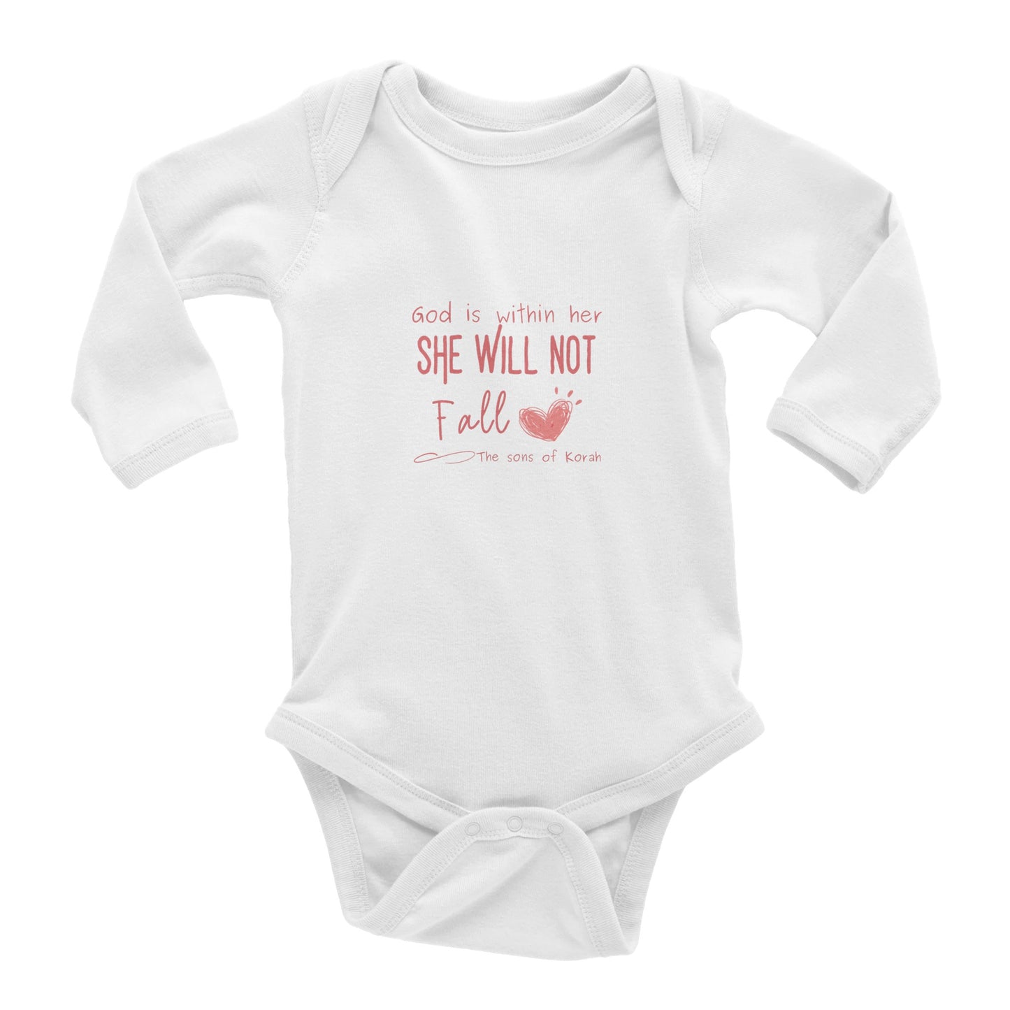 God is Within Her - Classic Baby Long Sleeve Bodysuit