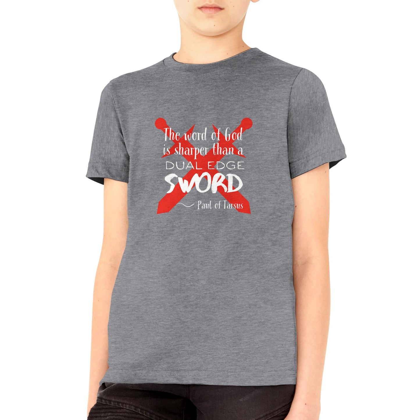 Dual Edge Sword - Premium Kids Crewneck T-shirt